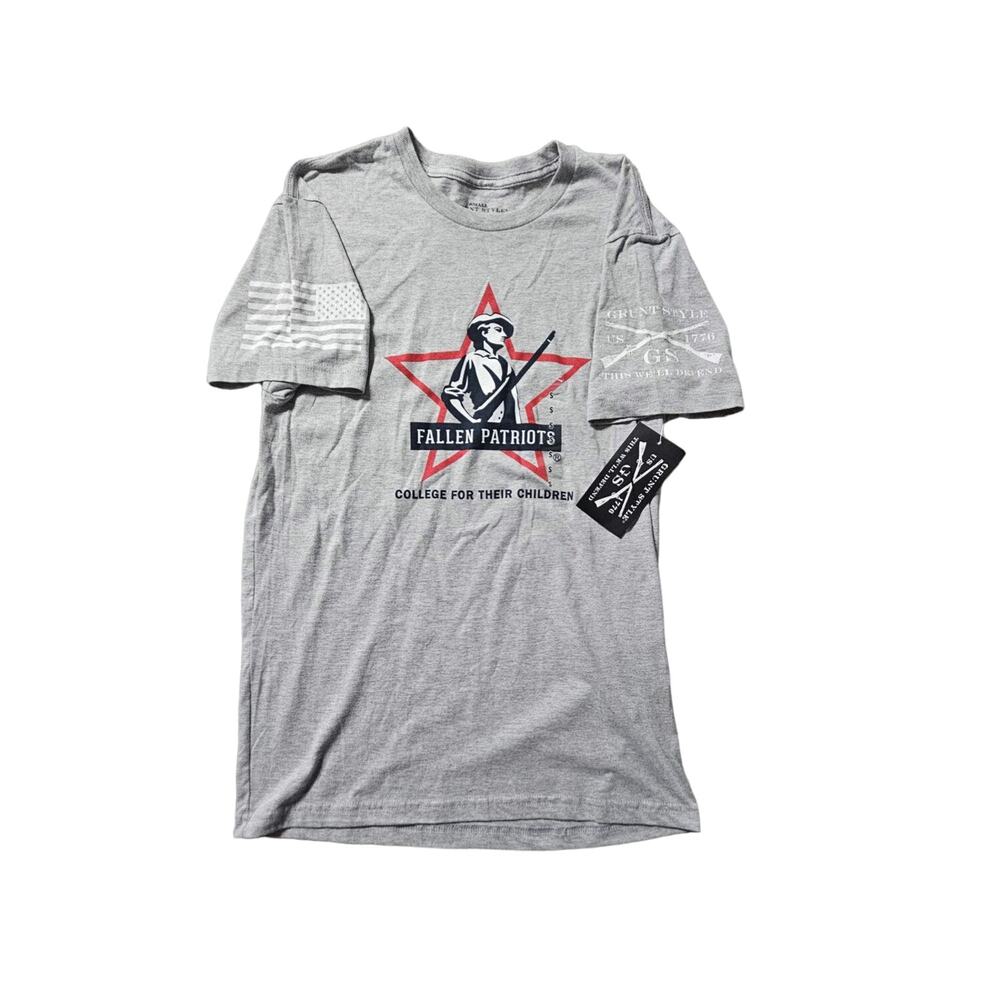 Grunt Style Fallen Patriots Mens Graphic T Shirt Size S NWT $$$$ AG21
